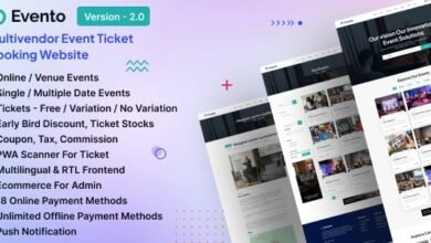 Evento - Multivendor Event Ticket Booking Website