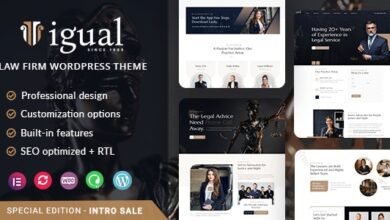 Igual - Law Firm WordPress Theme