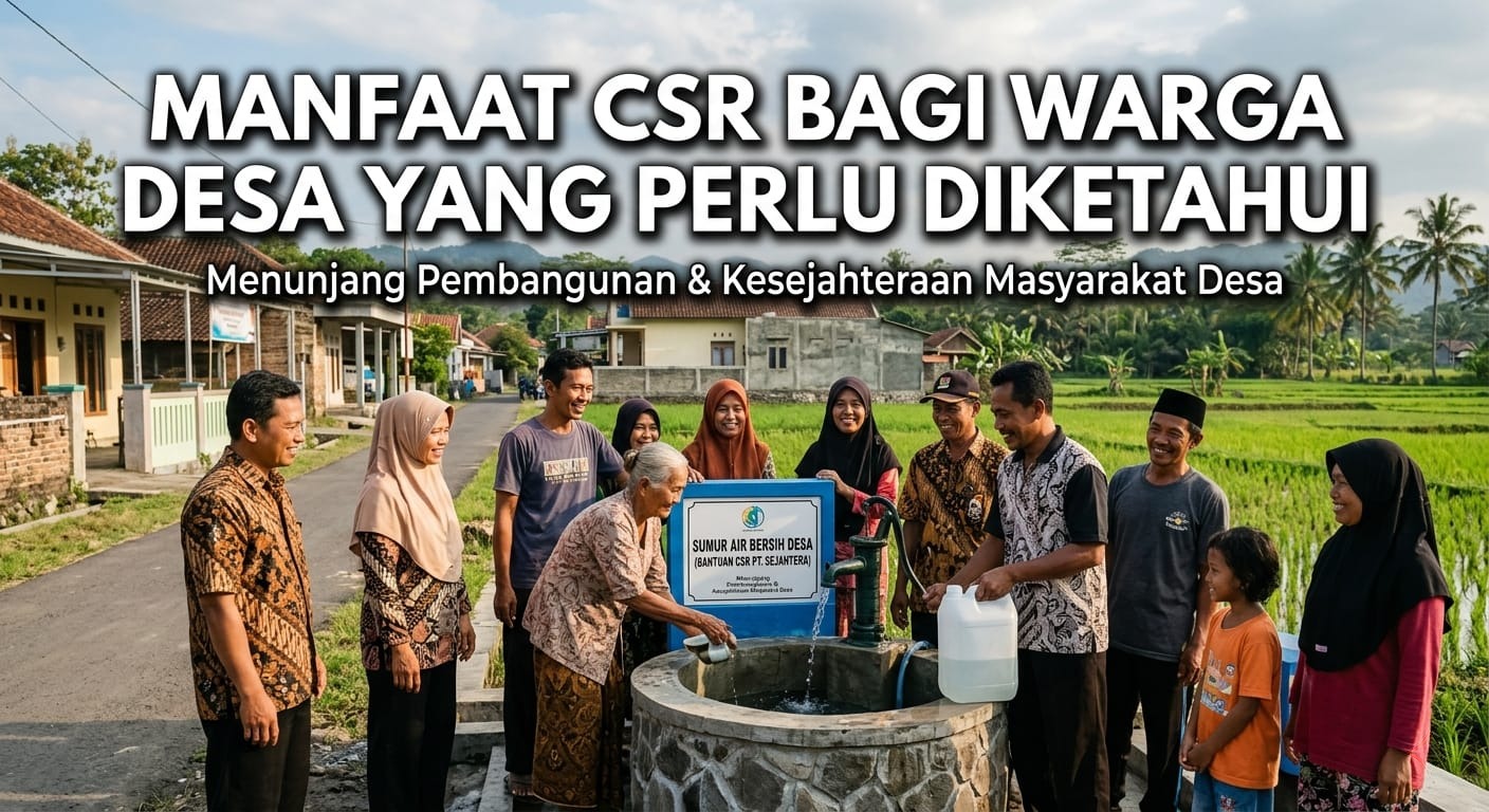 Manfaat CSR Bagi Warga Desa yang Perlu Diketahui