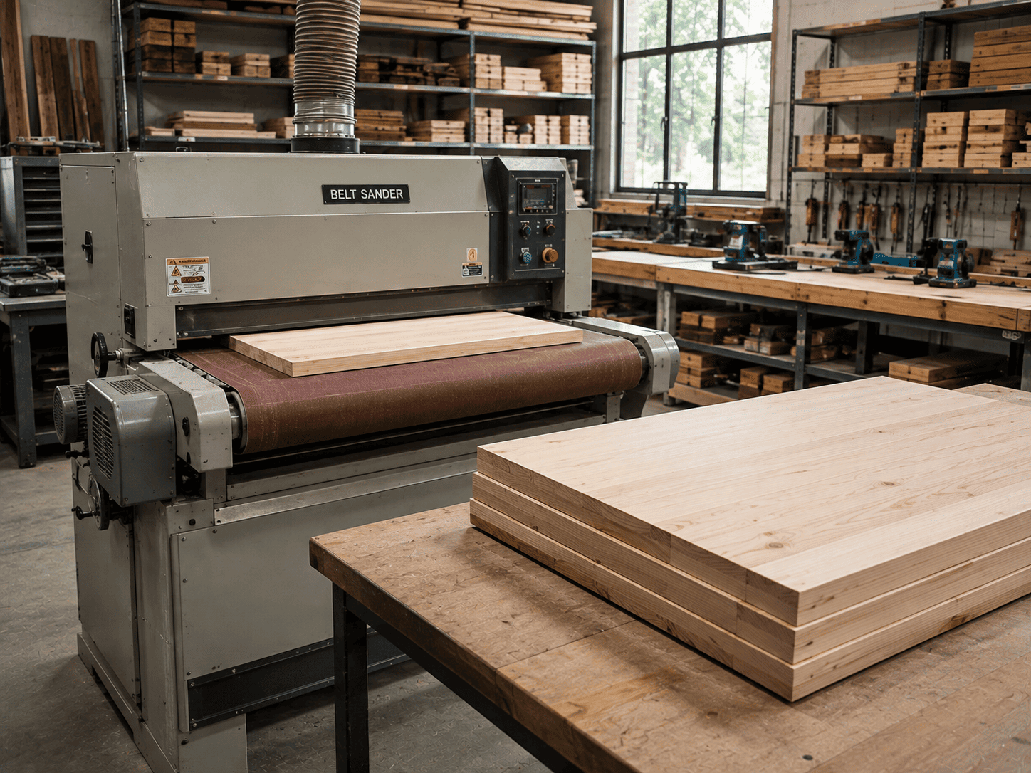 Belt Sander untuk Kayu agar Permukaan Lebih Rapi