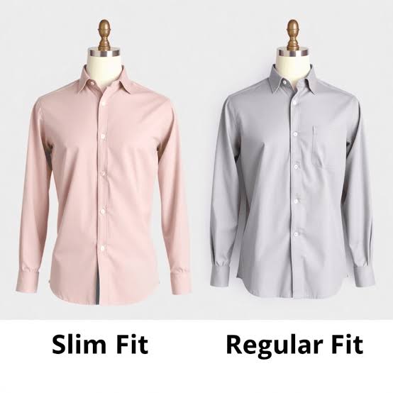 Perbedaan kaos regular fit dan slim fit