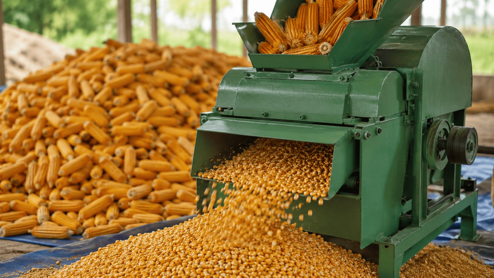 cara menghemat waktu panen jagung